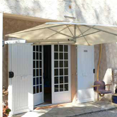 Parasol à bras téléscopique P4